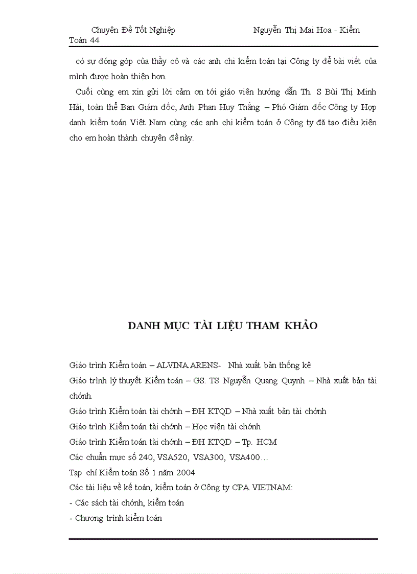 image for page Hoàn thiện kiểm toán chu trình hàng tồn kho trong kiểm toán báo cáo tài chính tại công ty hợp danh kiểm toán việt nam