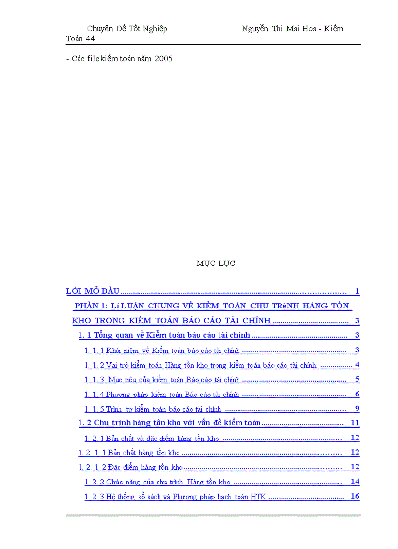 image for page Hoàn thiện kiểm toán chu trình hàng tồn kho trong kiểm toán báo cáo tài chính tại công ty hợp danh kiểm toán việt nam