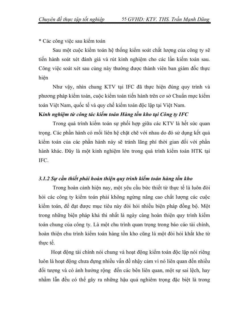 image for page “Kiểm toán chu trình hàng tồn kho do công ty TNHH kiểm toán và tư vấn tài chính quốc tế (IFC) thực hiện”