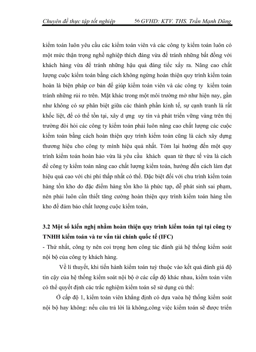 image for page “Kiểm toán chu trình hàng tồn kho do công ty TNHH kiểm toán và tư vấn tài chính quốc tế (IFC) thực hiện”