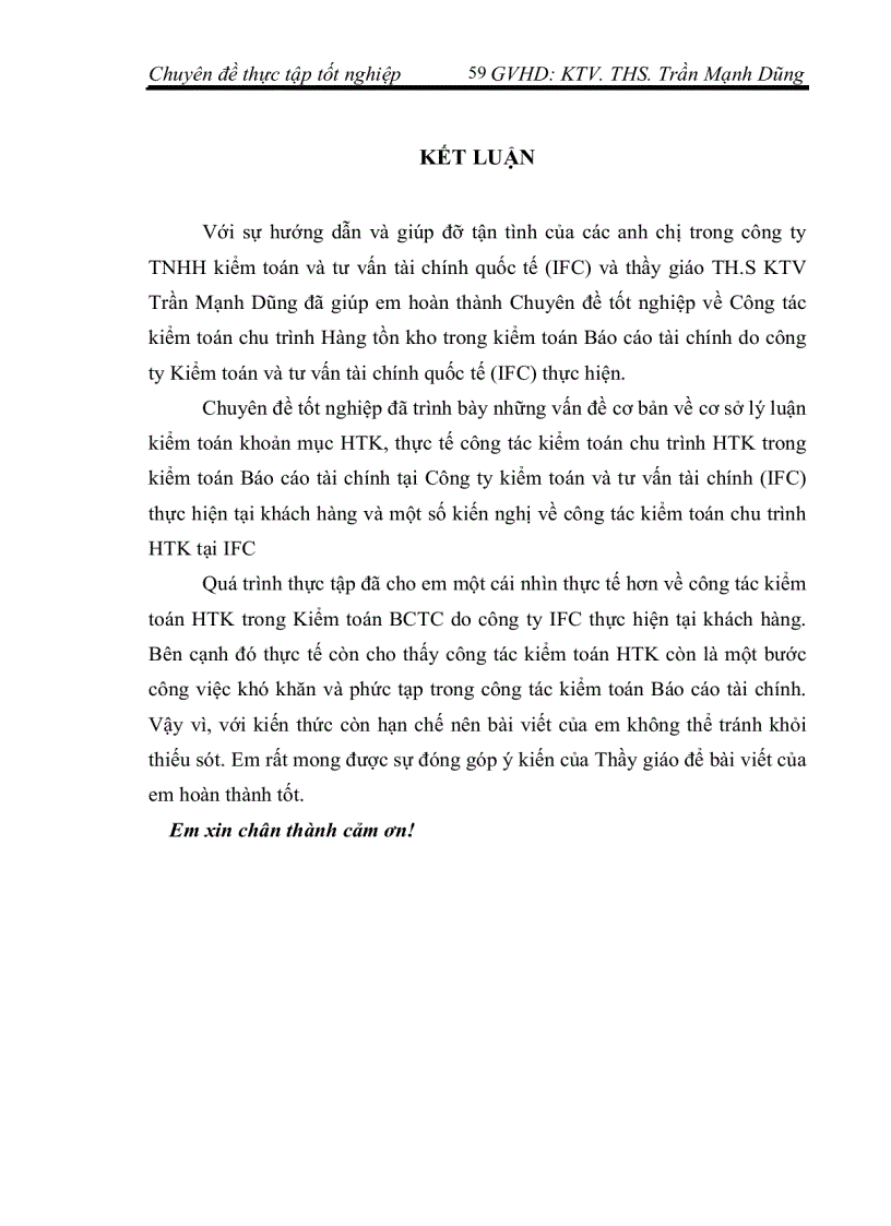 image for page “Kiểm toán chu trình hàng tồn kho do công ty TNHH kiểm toán và tư vấn tài chính quốc tế (IFC) thực hiện”
