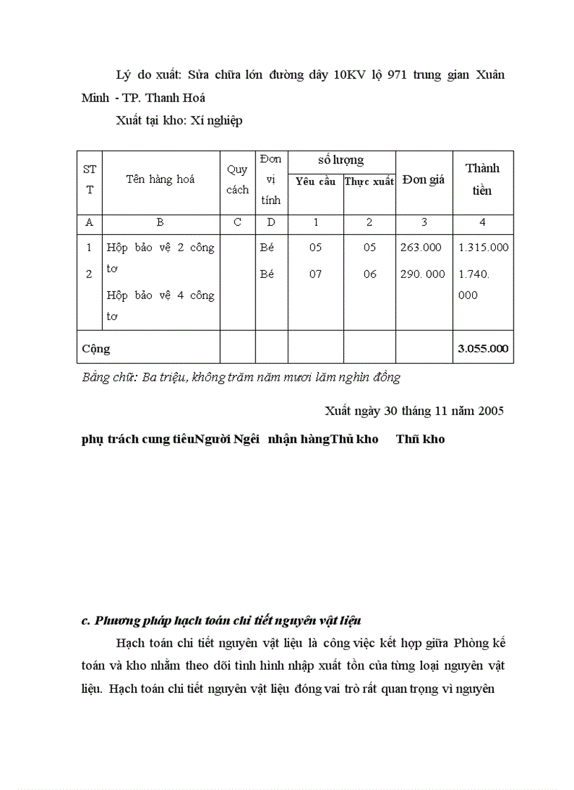 image for page Một số ý kiến, giải pháp đóng góp để hoàn thiện và nâng cao hiệu quả sử dụng nguyên vật liệu tại xí nghiệp.