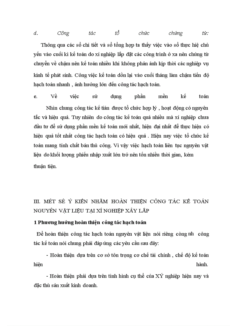 image for page Một số ý kiến, giải pháp đóng góp để hoàn thiện và nâng cao hiệu quả sử dụng nguyên vật liệu tại xí nghiệp.
