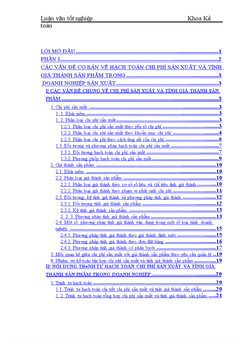 image for page Hạch toán tập hợp chi phí sản xuất và tính giá thành sản phẩm tại Công ty cổ phần xi măng Yên Bái