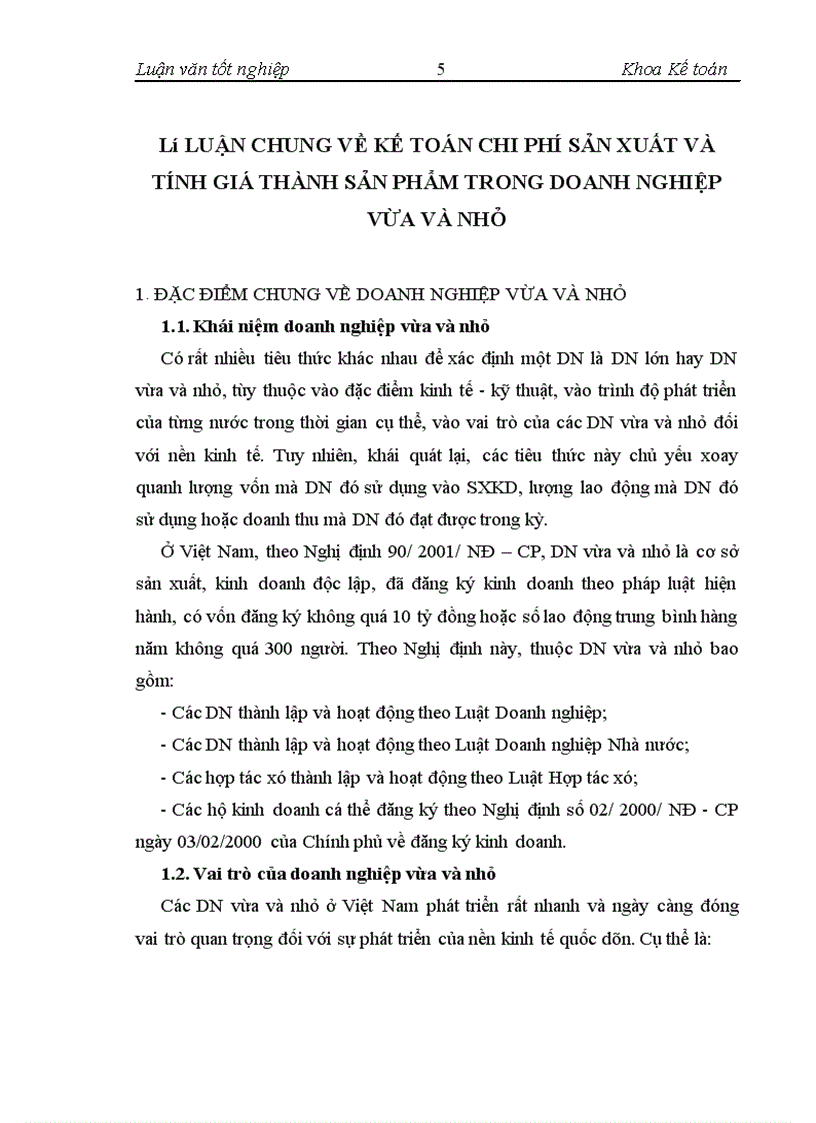 image for page Kế toán chi phí sản xuất và tính giá thành sản phẩm tại Công ty Cổ phần Nước uống Tinh khiết Sài Gòn SAPUWA