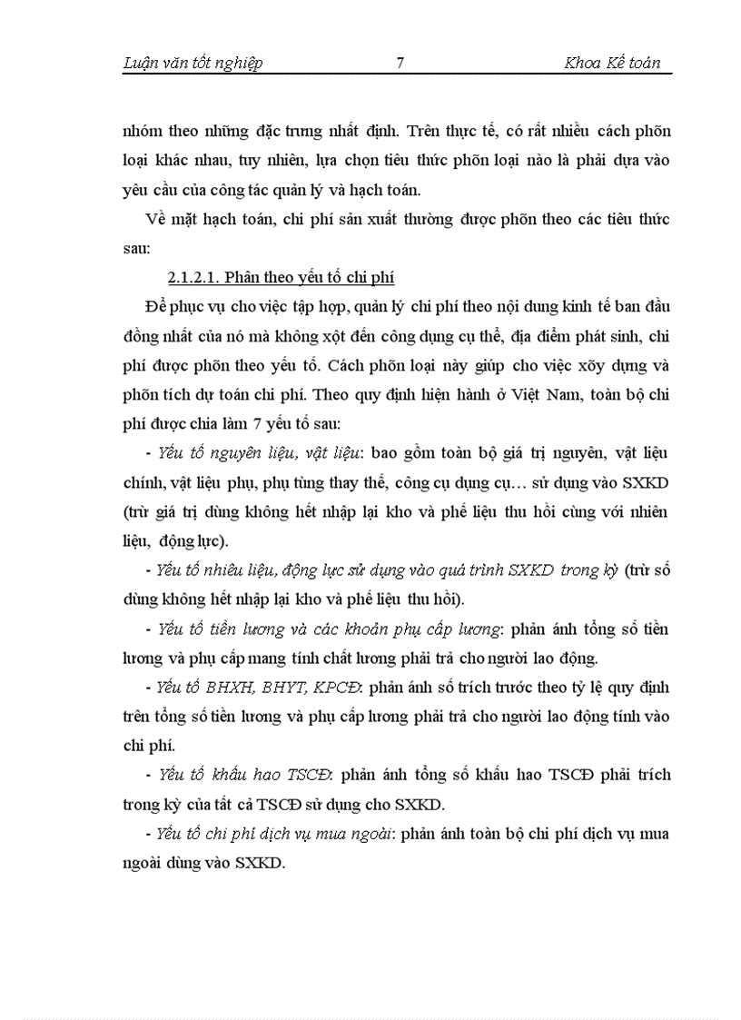 image for page Kế toán chi phí sản xuất và tính giá thành sản phẩm tại Công ty Cổ phần Nước uống Tinh khiết Sài Gòn SAPUWA