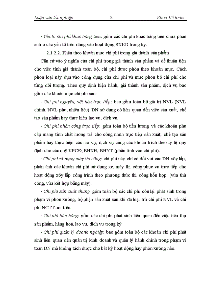 image for page Kế toán chi phí sản xuất và tính giá thành sản phẩm tại Công ty Cổ phần Nước uống Tinh khiết Sài Gòn SAPUWA