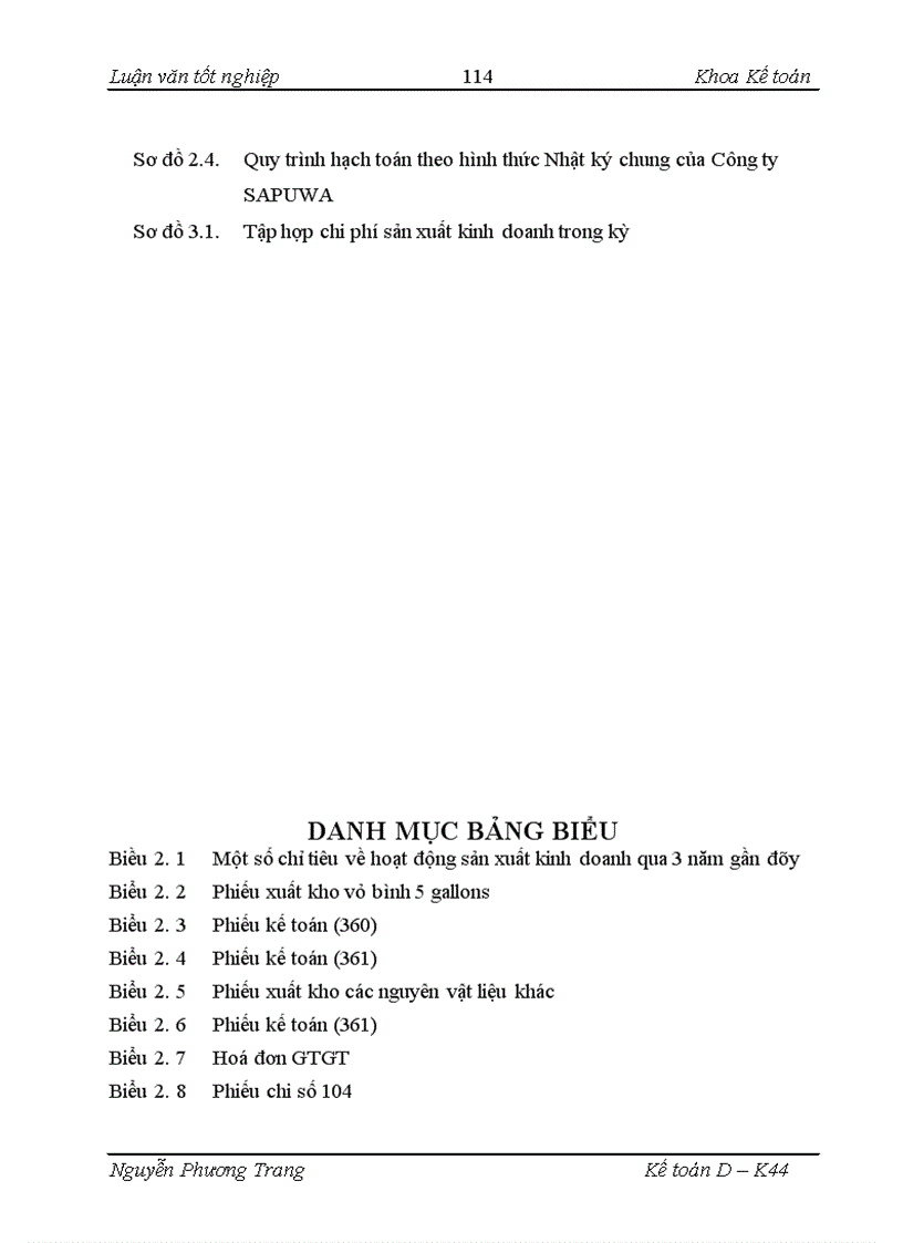 image for page Kế toán chi phí sản xuất và tính giá thành sản phẩm tại Công ty Cổ phần Nước uống Tinh khiết Sài Gòn SAPUWA
