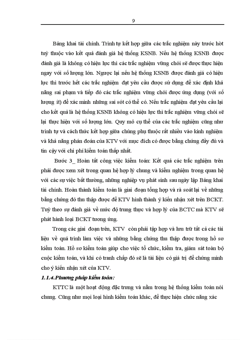 image for page Thủ tục kiểm tra chi tiết trong quy trình kiểm toán báo cáo tài chính do Công ty Hợp danh kiểm toán Việt Nam thực hiện