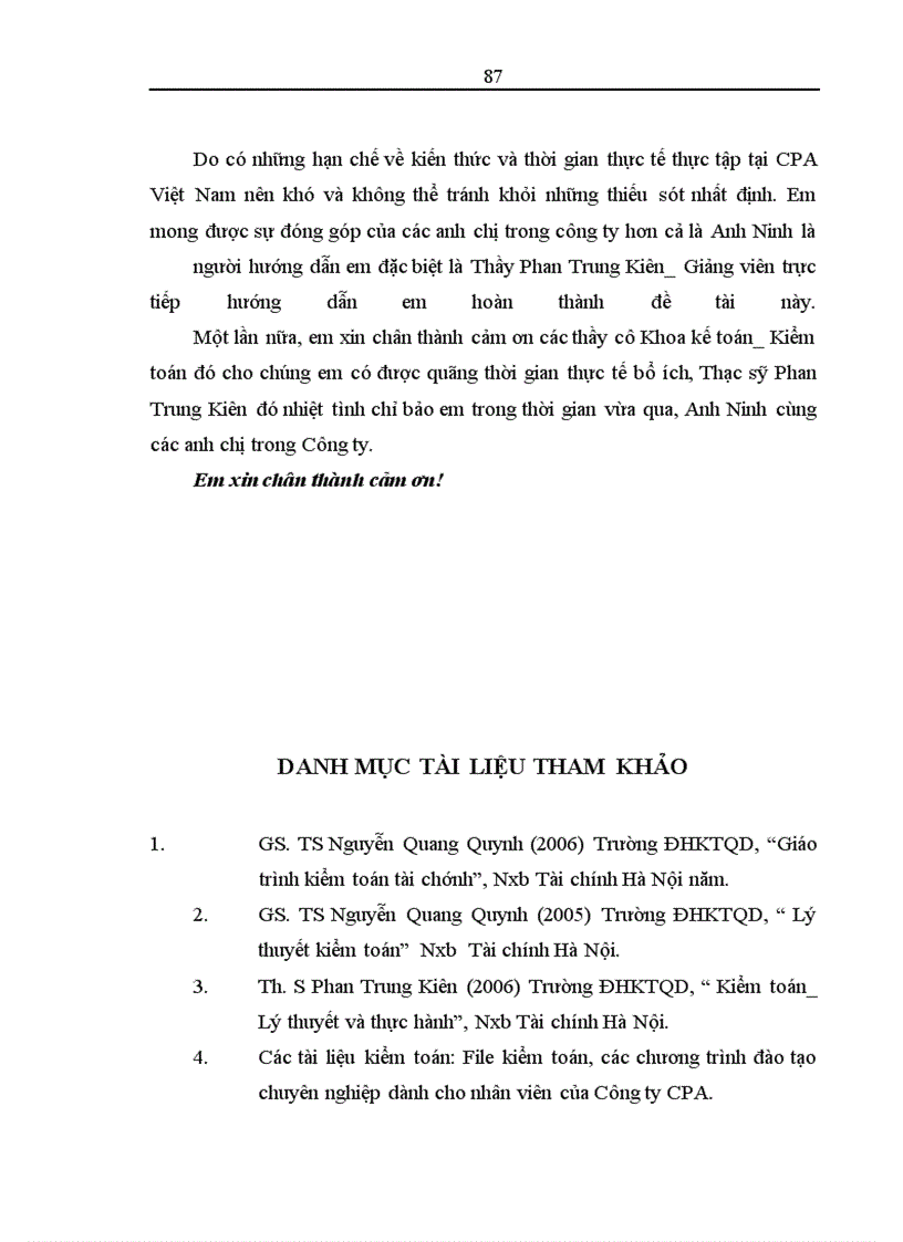 image for page Thủ tục kiểm tra chi tiết trong quy trình kiểm toán báo cáo tài chính do Công ty Hợp danh kiểm toán Việt Nam thực hiện