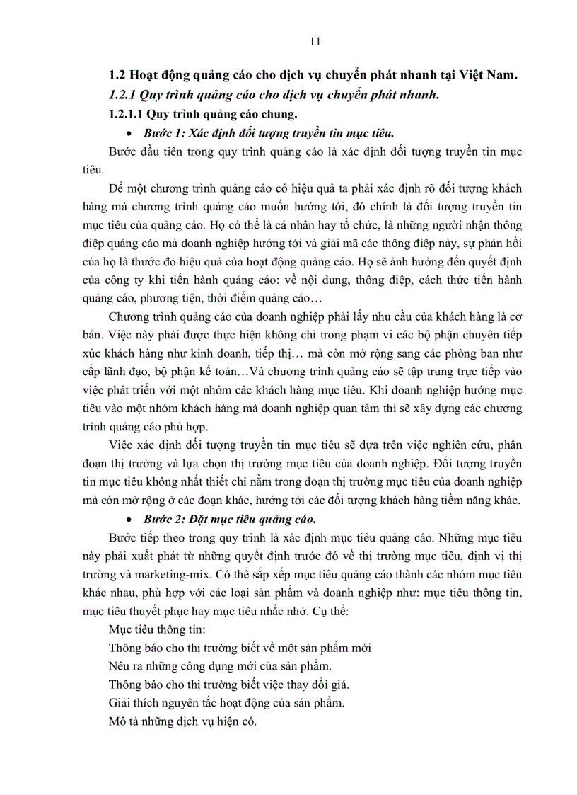 image for page Các giải pháp hoàn thiện hoạt động quảng cáo cho dịch vụ chuyển phát nhanh của công ty “tnhh thương mại và dịch vụ hàng hóa con thoi”