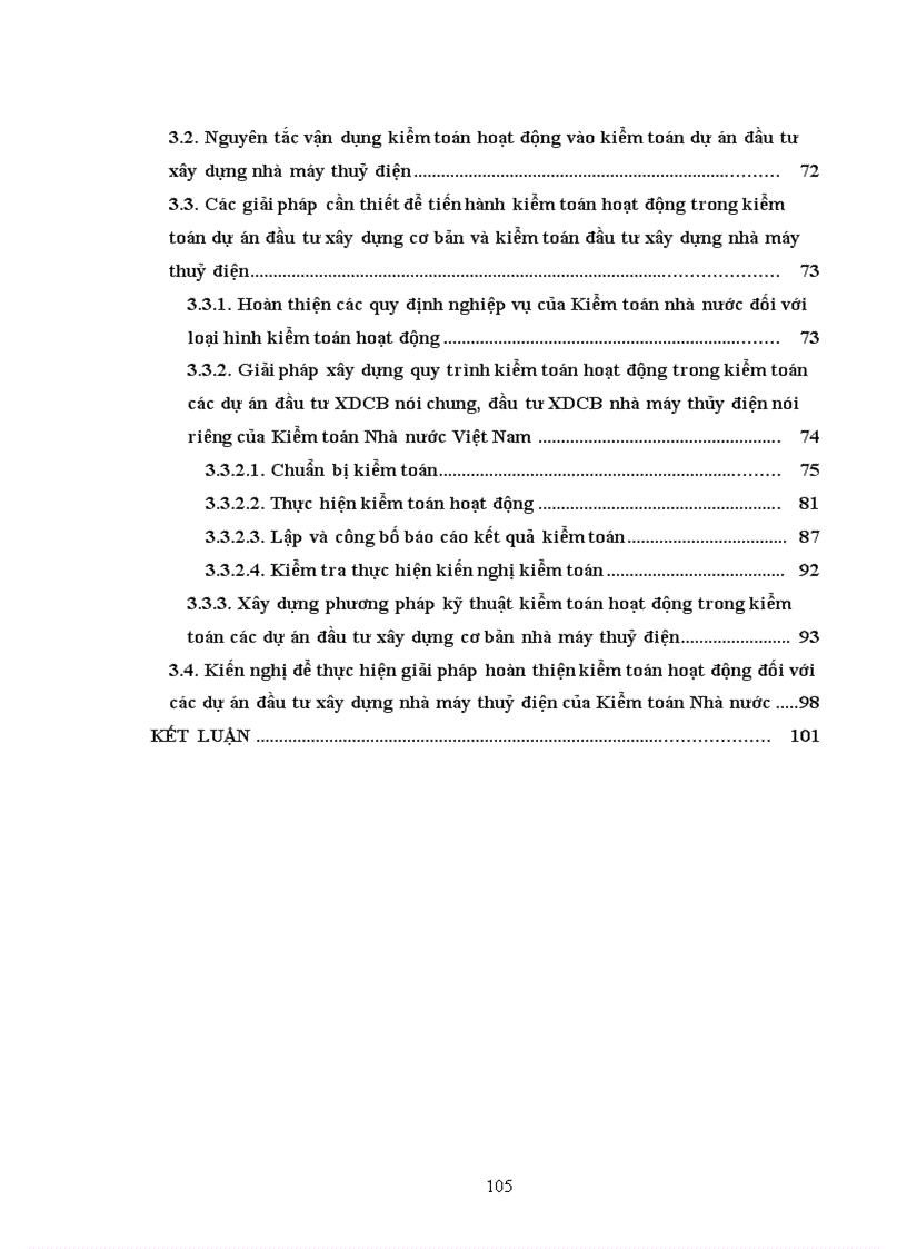image for page Vận dụng kiểm toán hoạt động vào kiểm toán đầu tư xây dựng cơ bản nhà máy thuỷ điện do kiểm toán nhà nước thực hiện