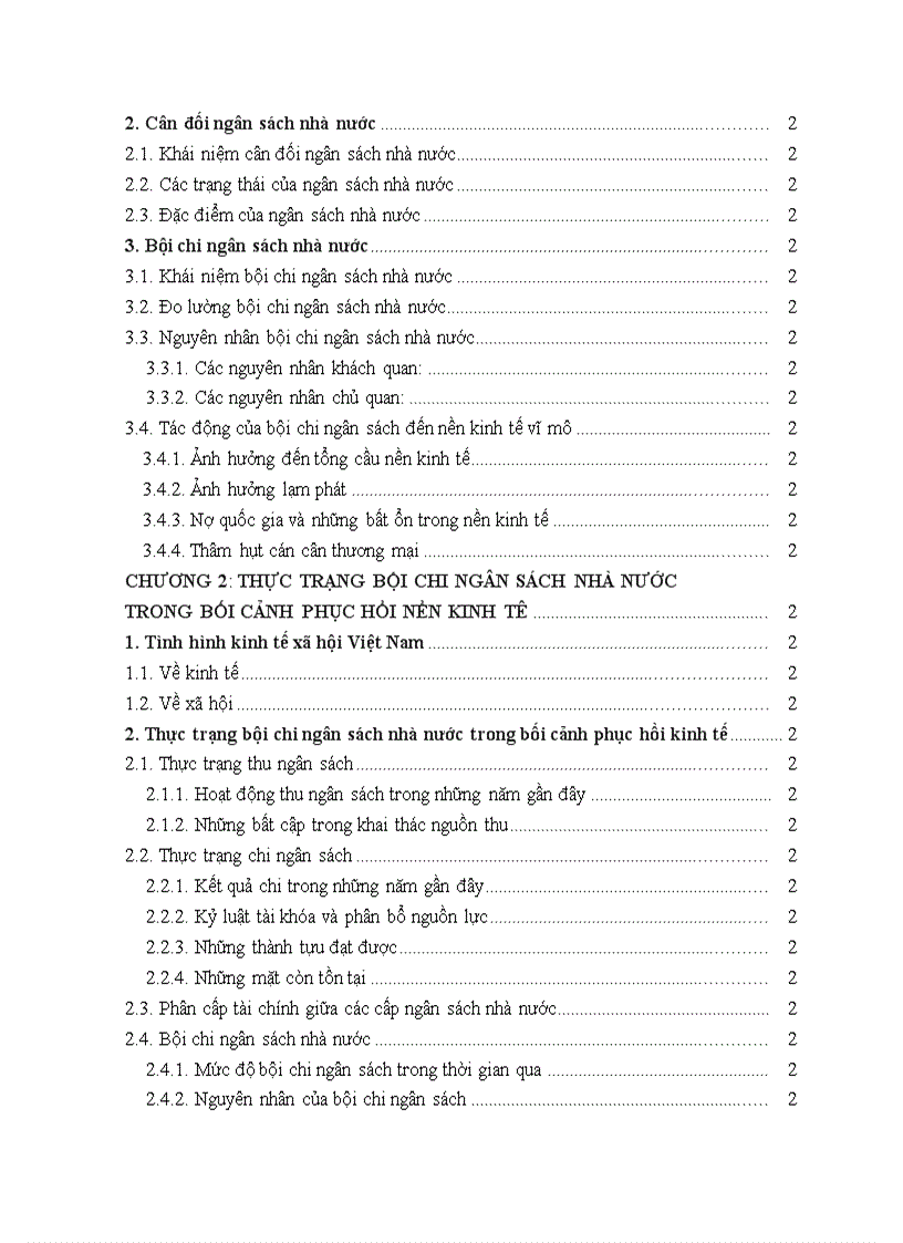 image for page Bội chi ngân sách nhà nước và thực trạng bội chi ngân sách nhà nước ở Việt Nam hiện nay