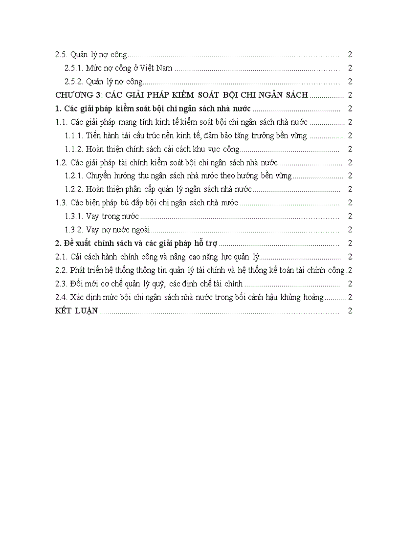 image for page Bội chi ngân sách nhà nước và thực trạng bội chi ngân sách nhà nước ở Việt Nam hiện nay