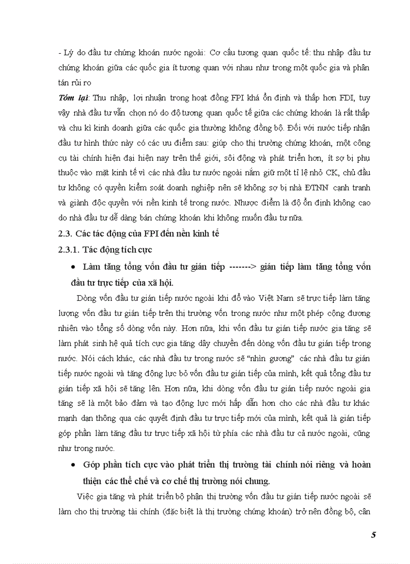 image for page Giải pháp trong việc thu hút và quản lý nguồn vốn đầu tư gián tiếp nước ngoài FPI tại Việt Nam