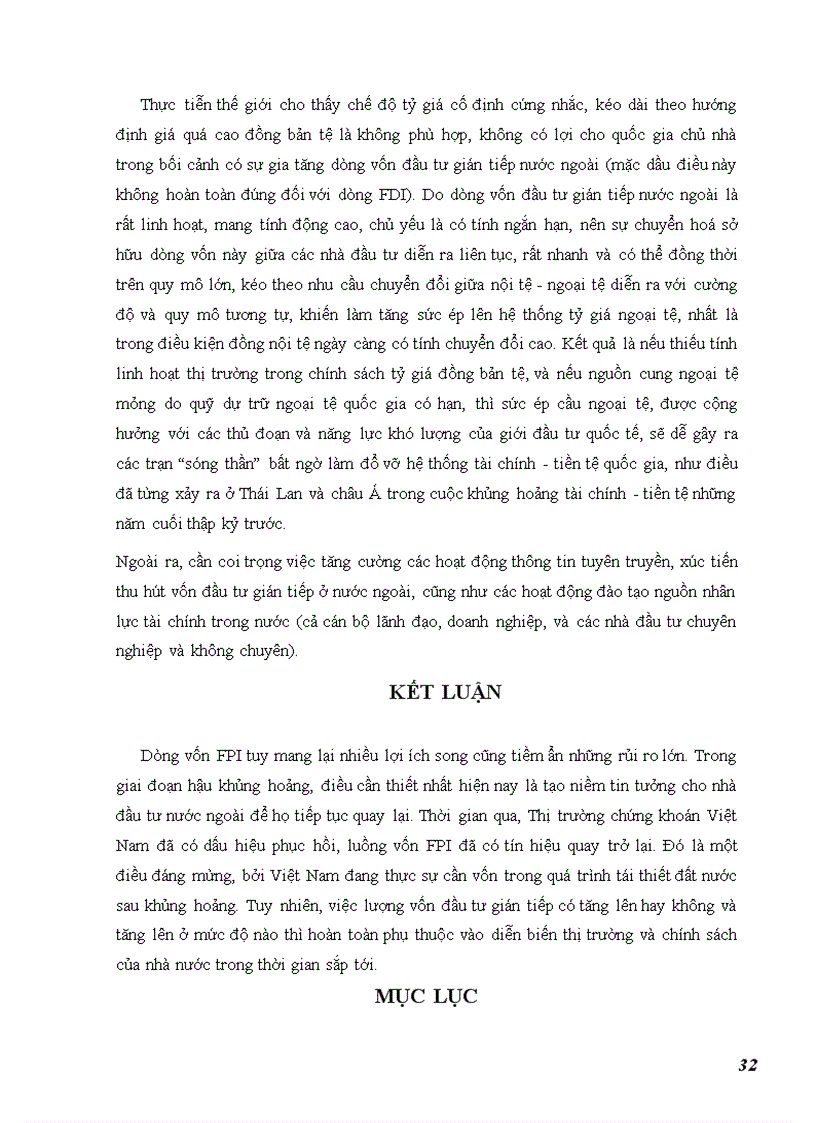 image for page Giải pháp trong việc thu hút và quản lý nguồn vốn đầu tư gián tiếp nước ngoài FPI tại Việt Nam