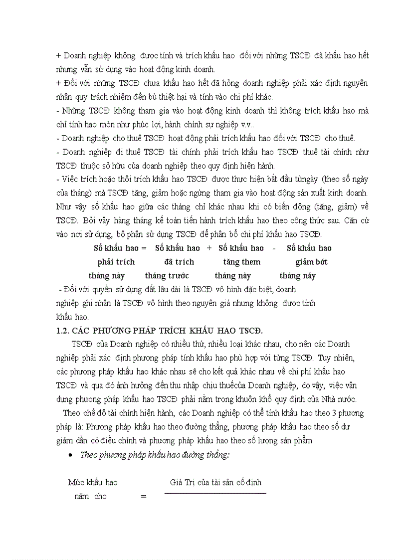 image for page Bàn về hạch toán khấu hao TSCĐ