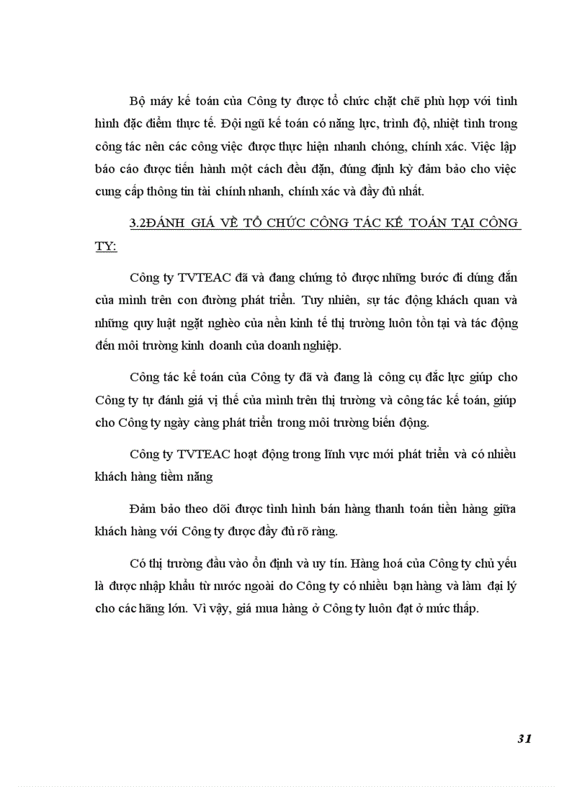 image for page Một số đánh giá về tình hình tổ chức hạch toán kế toán tại công ty tvteac