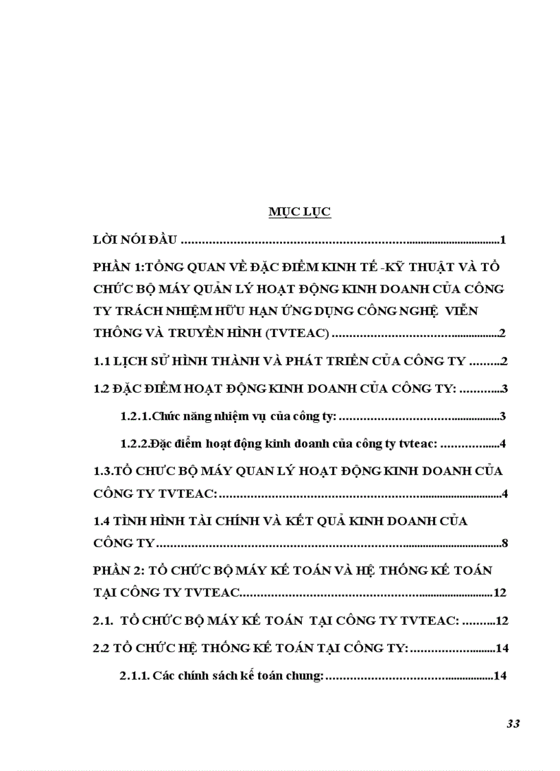 image for page Một số đánh giá về tình hình tổ chức hạch toán kế toán tại công ty tvteac
