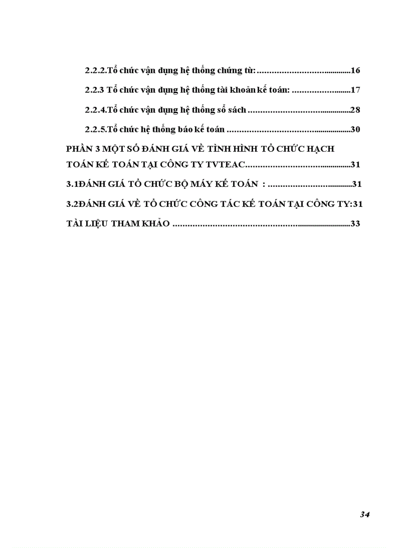 image for page Một số đánh giá về tình hình tổ chức hạch toán kế toán tại công ty tvteac