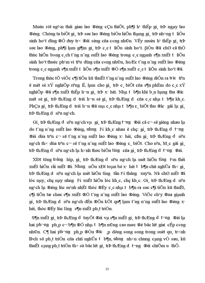 image for page Nội dung và vai trò của quy luật giá trị thặng dư.