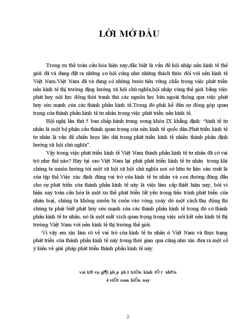 image for page Một số giải pháp phát triển kinh tế tư nhân ở việt nam hiện nay