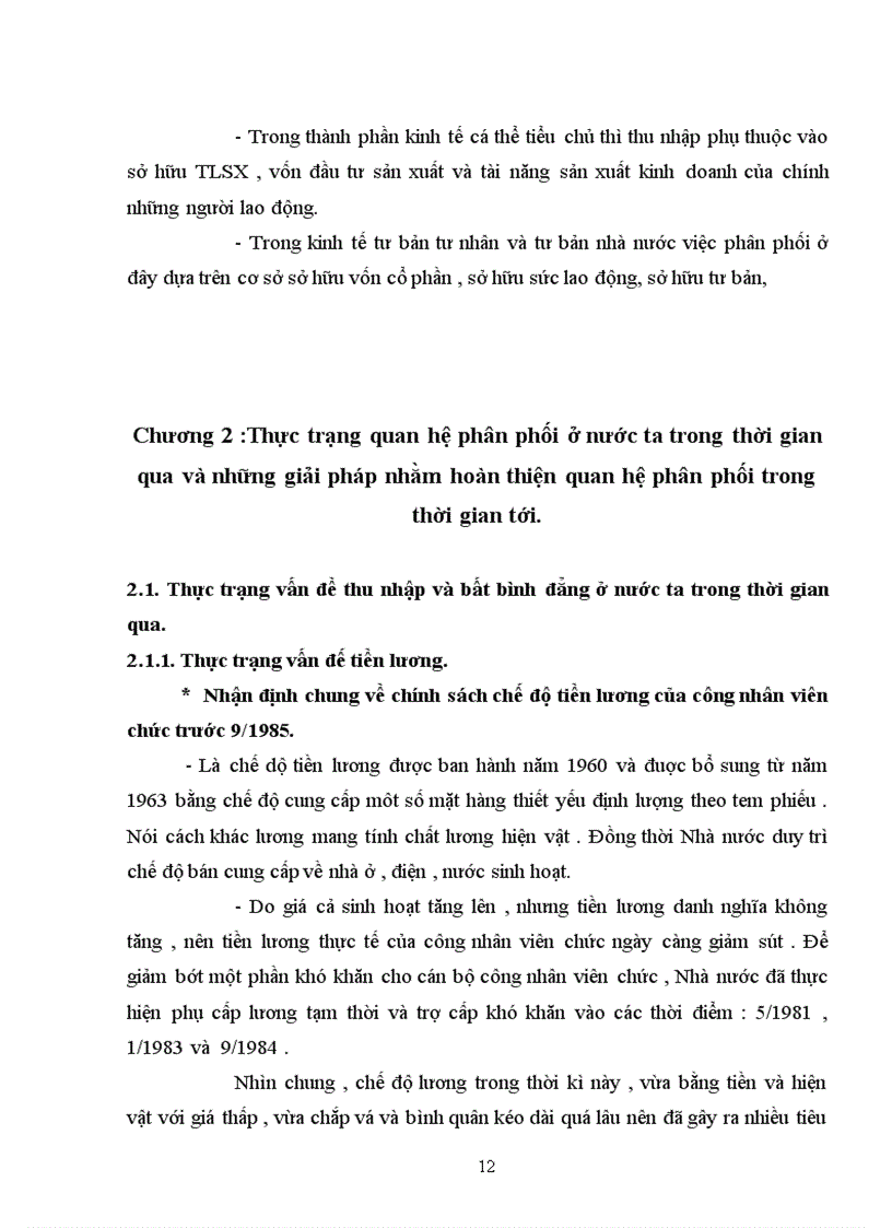 image for page Thực trạng quan hệ phân phối ở nước ta trong thời gian qua và những giải pháp nhằm hoàn thiện quan hệ phân phối trong thời gian tới