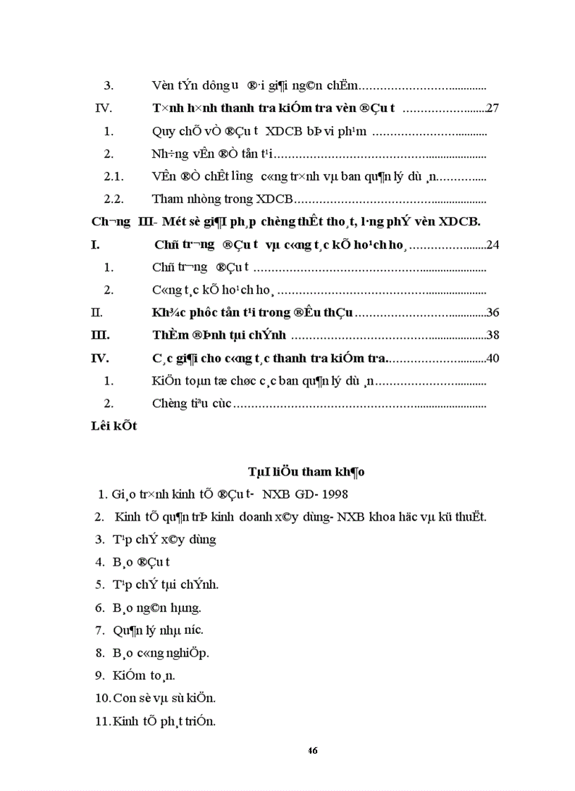 image for page Một số giải pháp chống lãng phí thất thoát vốn trong đầu tư XDCB