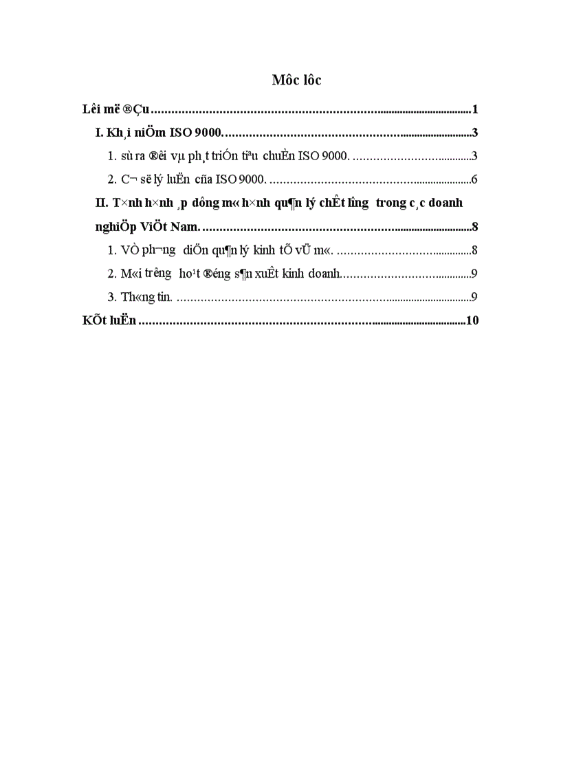 image for page Áp dụng mô hình quản lý chất lượng trong các doanh nghiệp Việt Nam