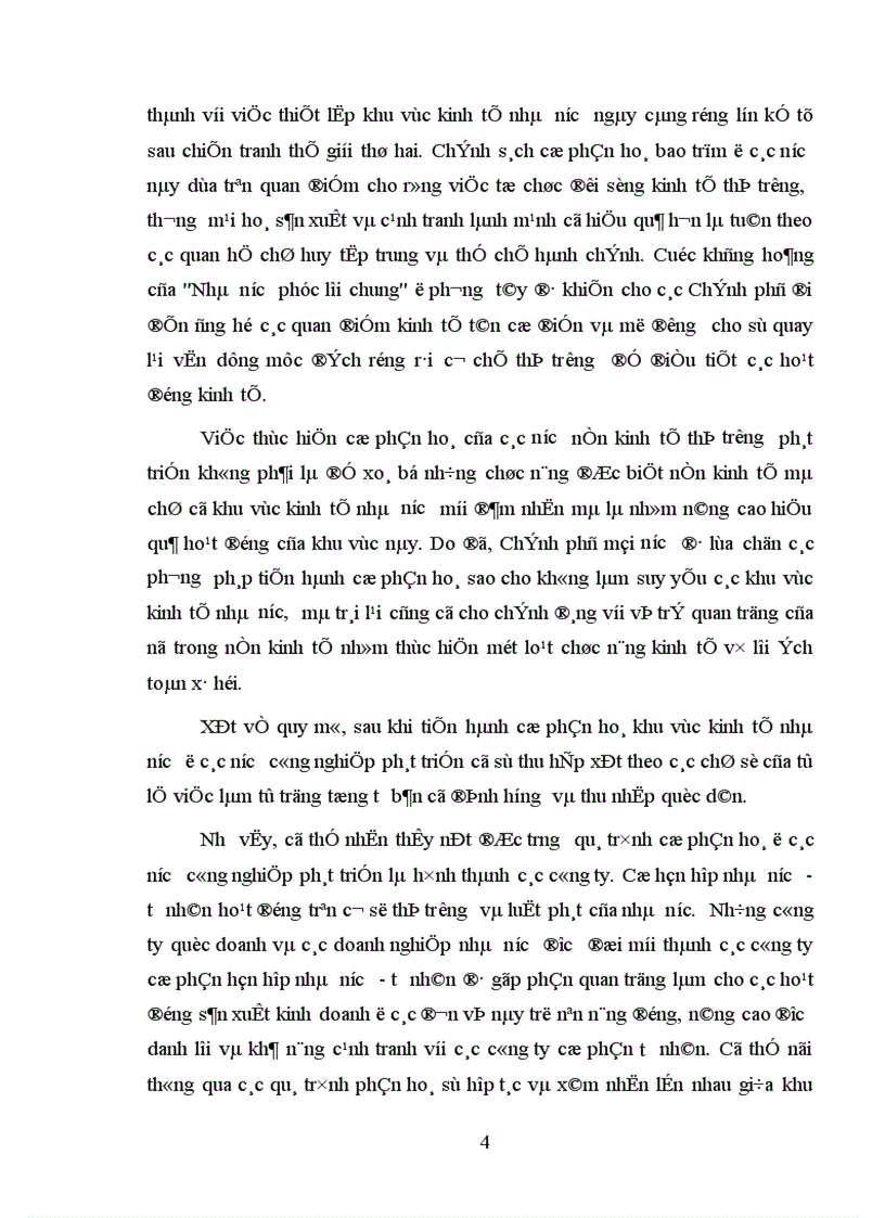 image for page Giải pháp vấn đề cổ phần hoá các doanh nghiệp Nhà nước ở Việt Nam Nội dung I