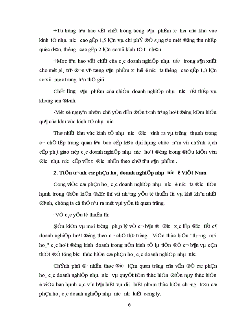image for page Giải pháp vấn đề cổ phần hoá các doanh nghiệp Nhà nước ở Việt Nam Nội dung I