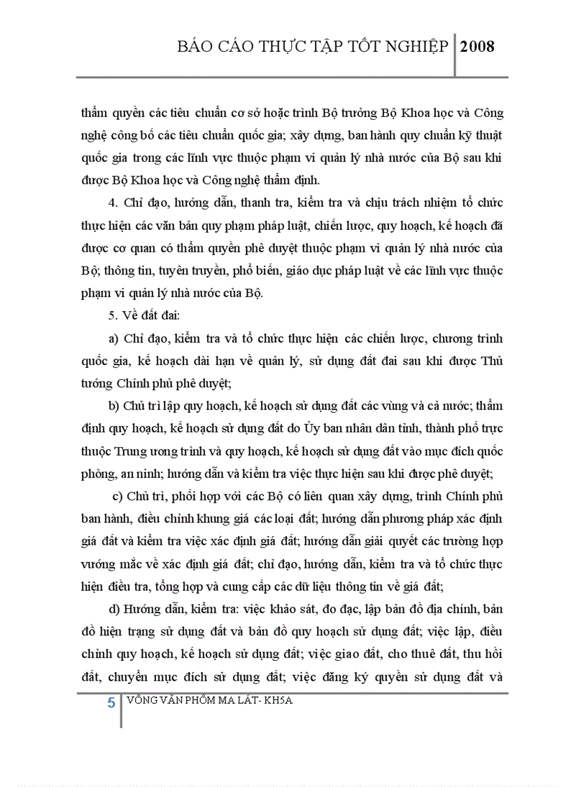 image for page Thực tập tốt nghiệp tại bộ tài nguyên và môi trường