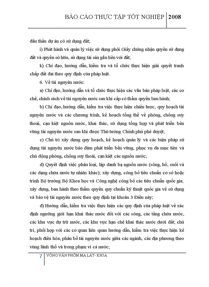 image for page Thực tập tốt nghiệp tại bộ tài nguyên và môi trường