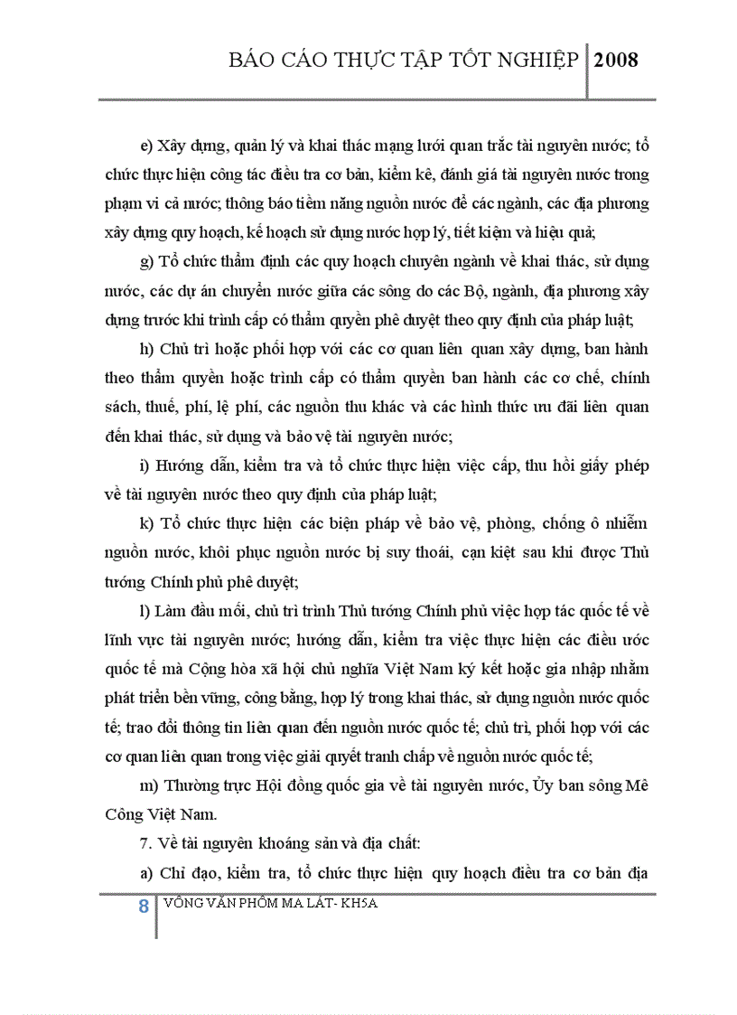 image for page Thực tập tốt nghiệp tại bộ tài nguyên và môi trường