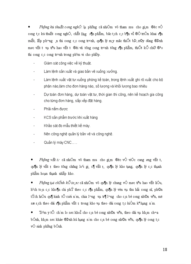image for page Báo cáo tổng hợp về Công ty cơ khí Thành Hà
