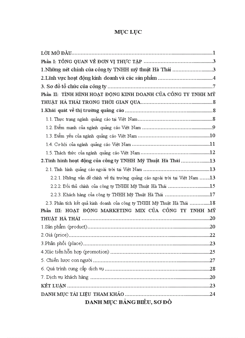 image for page Giải pháp marketing mix nhằm nâng cao vị thế cạnh tranh của công ty TNHH Mỹ Thuật Hà Thái