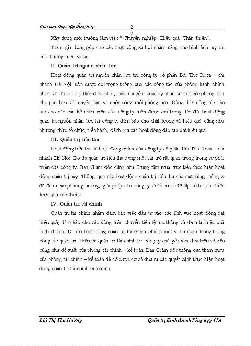 image for page Đánh giá chung về các mặt quản trị của công ty cổ phần bài thơ rosa – chi nhánh Hà Nội