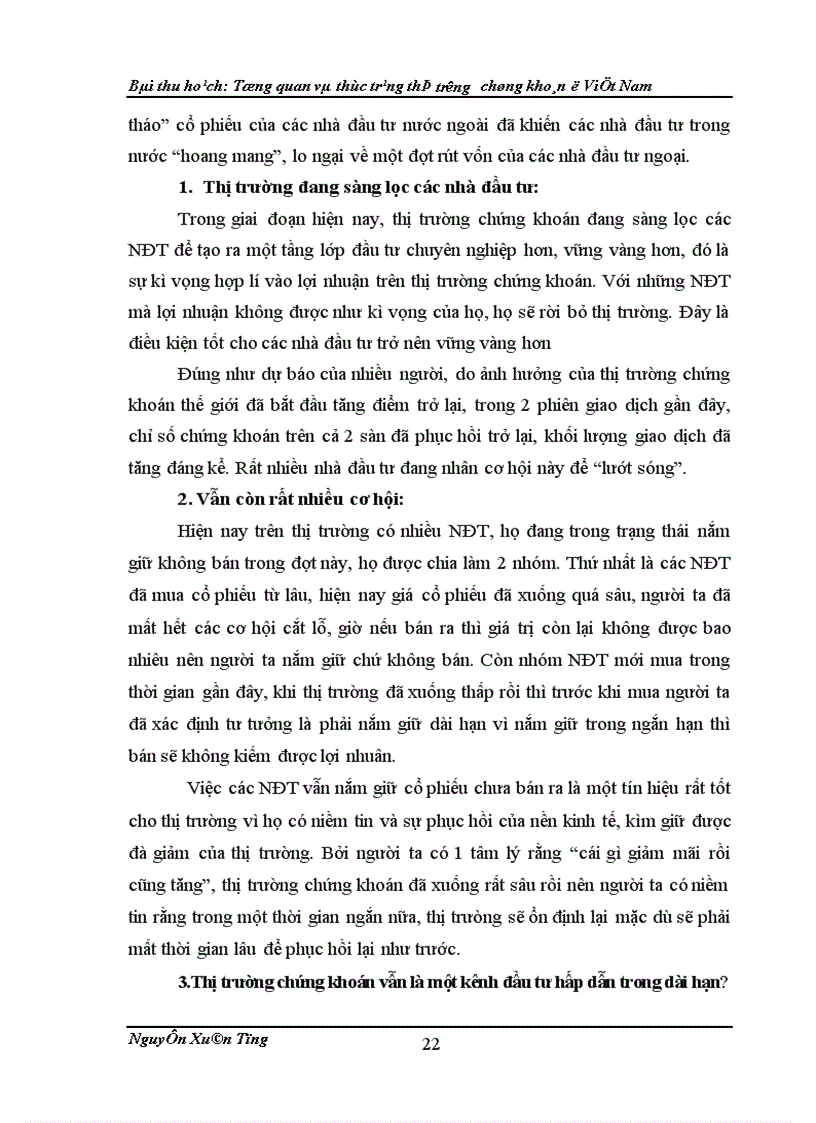 image for page Tổng quan và thực trạng thị trường chứng khoán ở Việt Nam