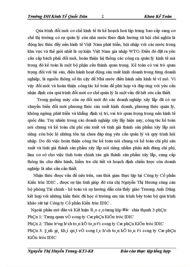 image for page Thực trạng tổ chức hạch toán kế toán tại công ty cổ phần kiến trúc IDIC