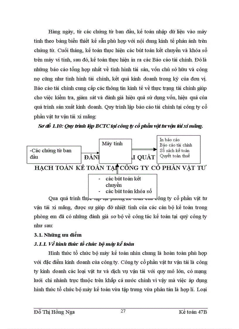 image for page Đánh giá khái quát thực trạng tổ chức hạch toán kế toán tại công ty cổ phần vật tư vận tải xi măng