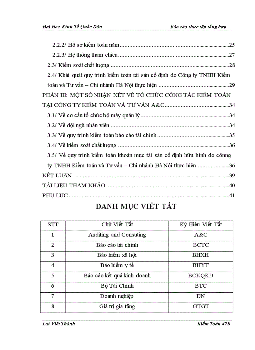 image for page Một số nhận xét về tổ chức kiểm toán tại Công ty TNHH Kiểm toán và Tư vấn và Chi nhánh Hà Nội