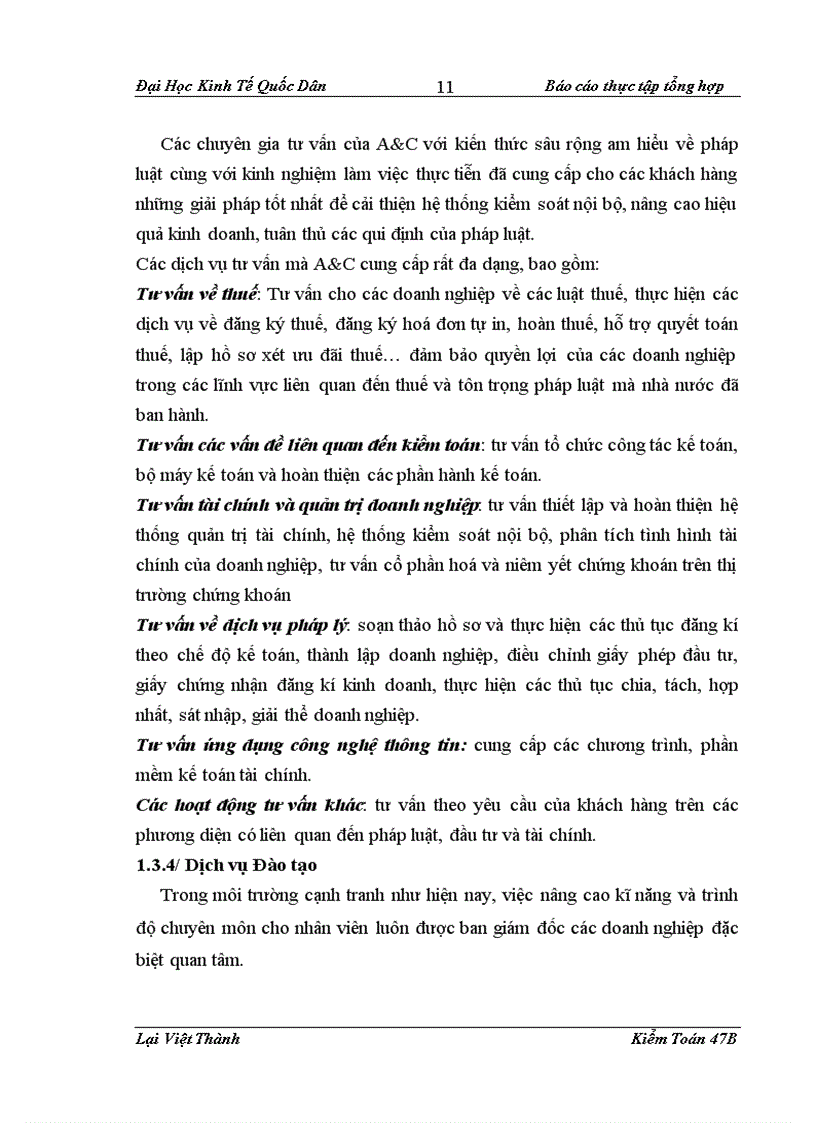 image for page Một số nhận xét về tổ chức kiểm toán tại Công ty TNHH Kiểm toán và Tư vấn và Chi nhánh Hà Nội