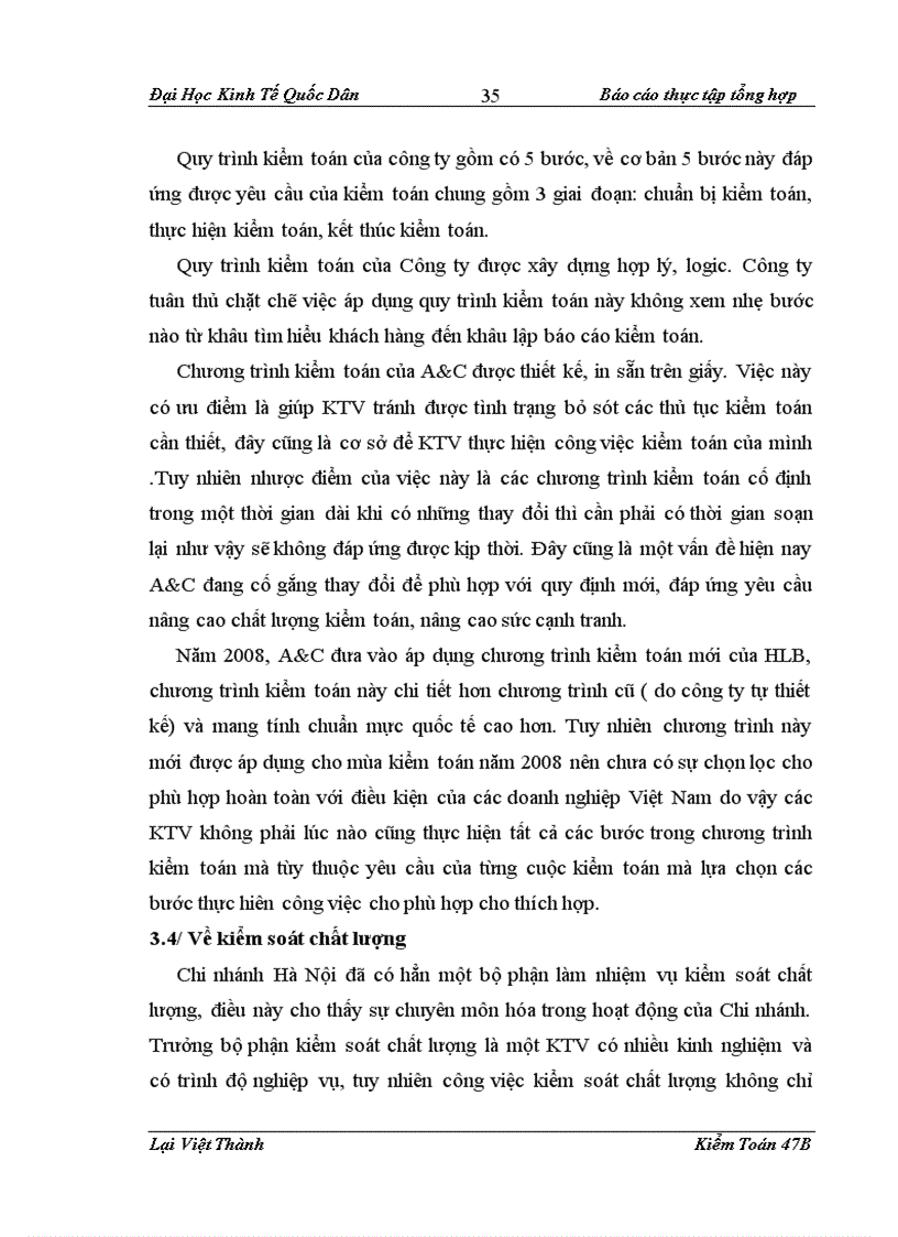 image for page Một số nhận xét về tổ chức kiểm toán tại Công ty TNHH Kiểm toán và Tư vấn và Chi nhánh Hà Nội