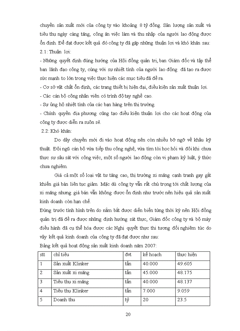 image for page Đánh giá về môi trường kinh doanh và các chiến lược của công ty cổ phần xi măng Duyên Linh.