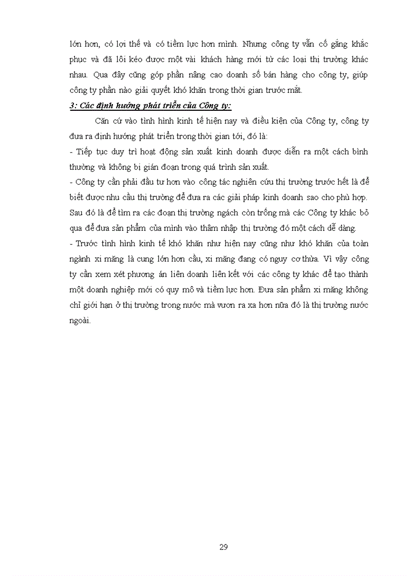 image for page Đánh giá về môi trường kinh doanh và các chiến lược của công ty cổ phần xi măng Duyên Linh.