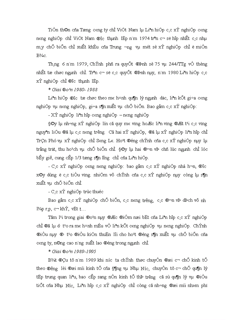 image for page Phương hướng sản xuất kinh doanh của Tổng công ty chè Việt Nam