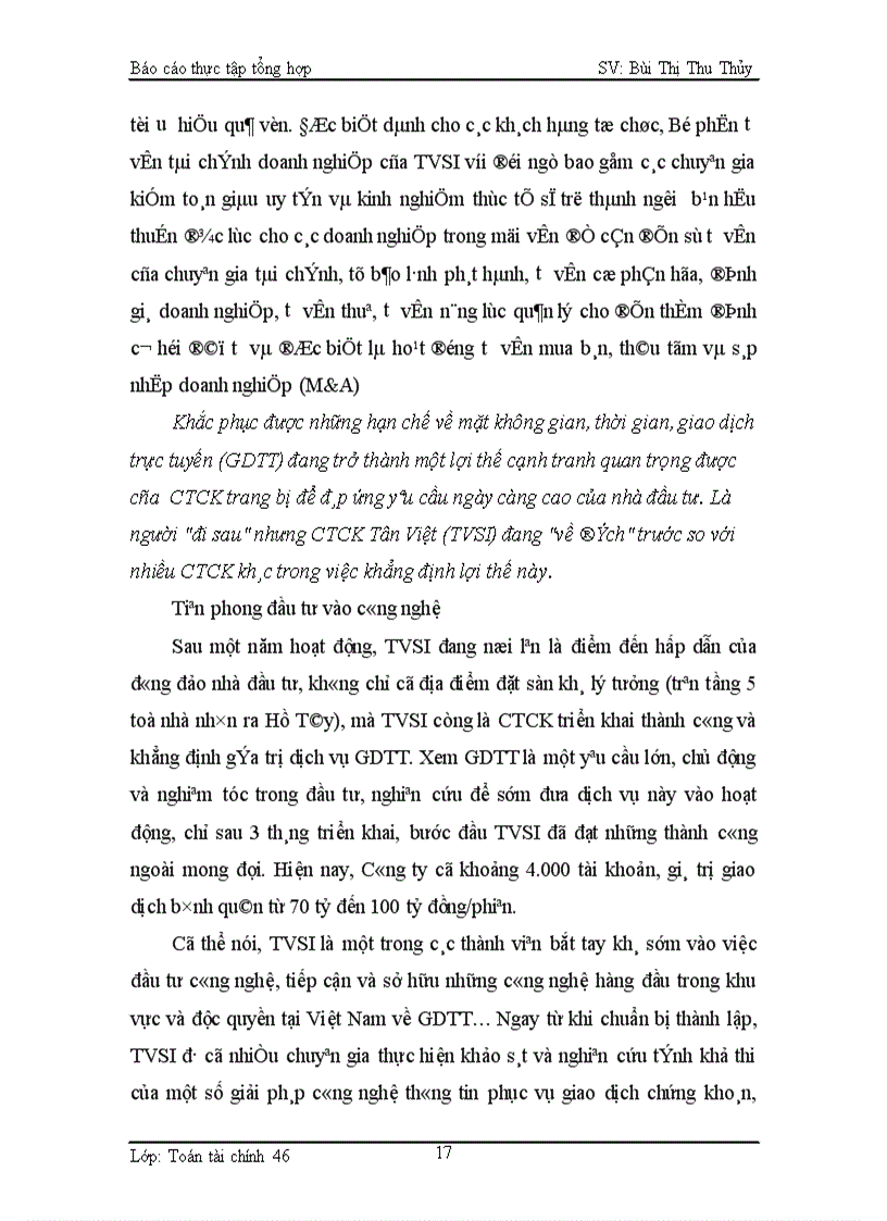 image for page Quá trình hình thành và phát triển của Công ty Cổ phần chứng khoán Tân Việt