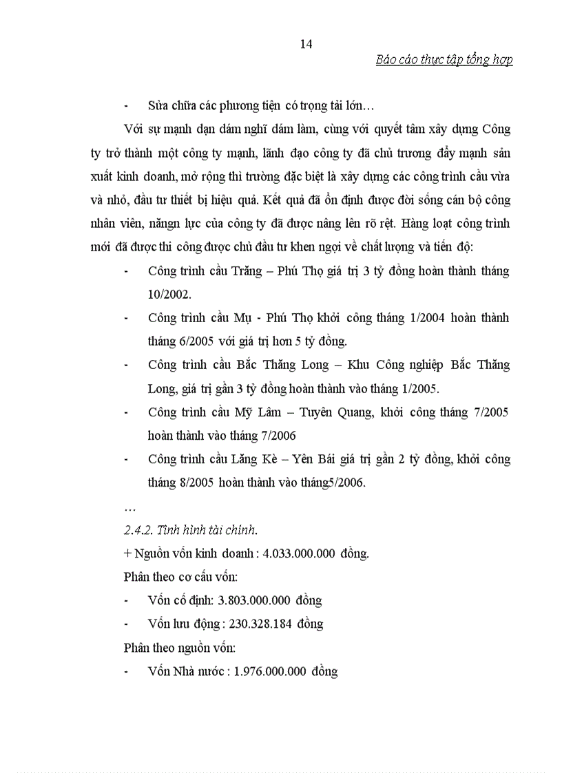 image for page Thực trạng hoạt động của công ty cổ phần cơ khí và xây dựng số 10 Thăng Long