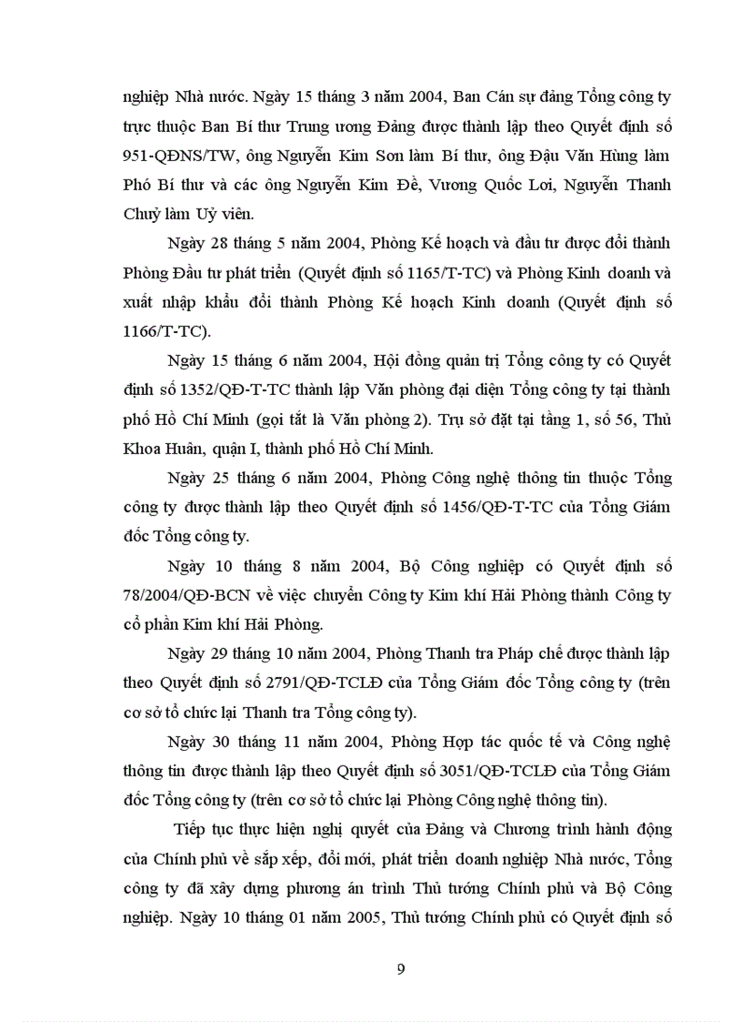 image for page Các lĩnh vực hoạt động chủ yếu tổng công ty thép Việt Nam