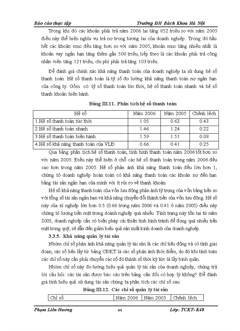 image for page Phân tích hoạt động tài chính- kế toán của xí nghiệp may Minh Hà.